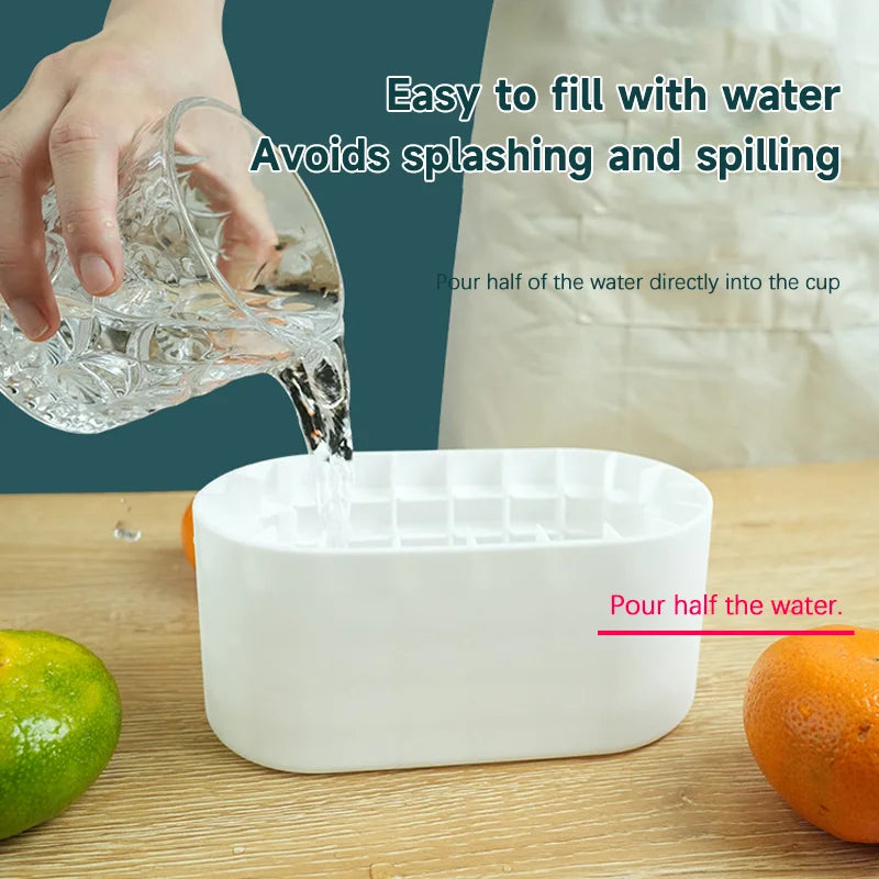 Moule à glaçons en silicone à intervalles créatifs