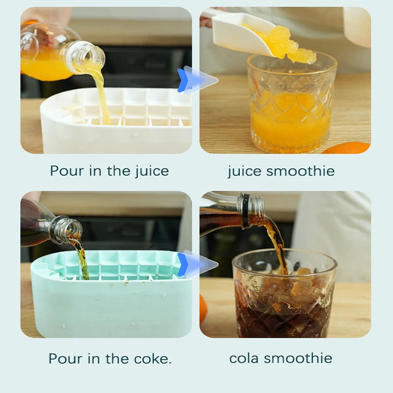 Moule à glaçons en silicone à intervalles créatifs