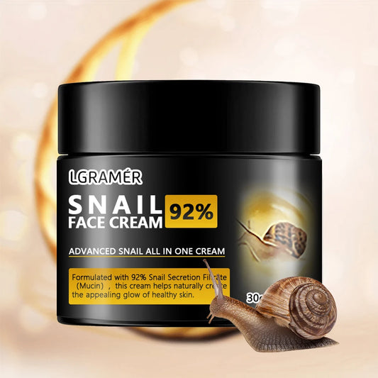 Crème pour le visage d'escargot, rides lisses, hydratant au collagène, nourrissant, réparateur, lifting endommagé, ferme, lisse, brillant, blanchissant, soins pour la peau