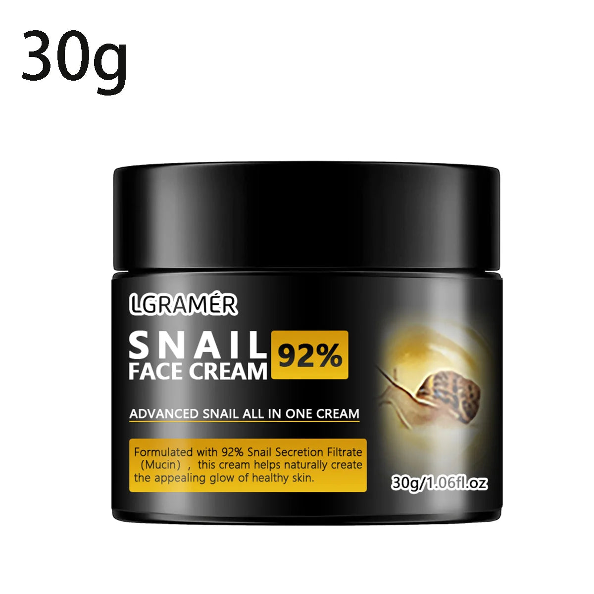 Crème pour le visage d'escargot, rides lisses, hydratant au collagène, nourrissant, réparateur, lifting endommagé, ferme, lisse, brillant, blanchissant, soins pour la peau