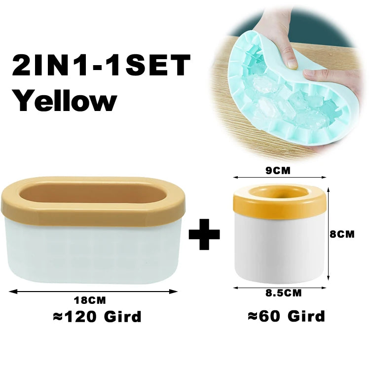 Moule à glaçons en silicone à intervalles créatifs