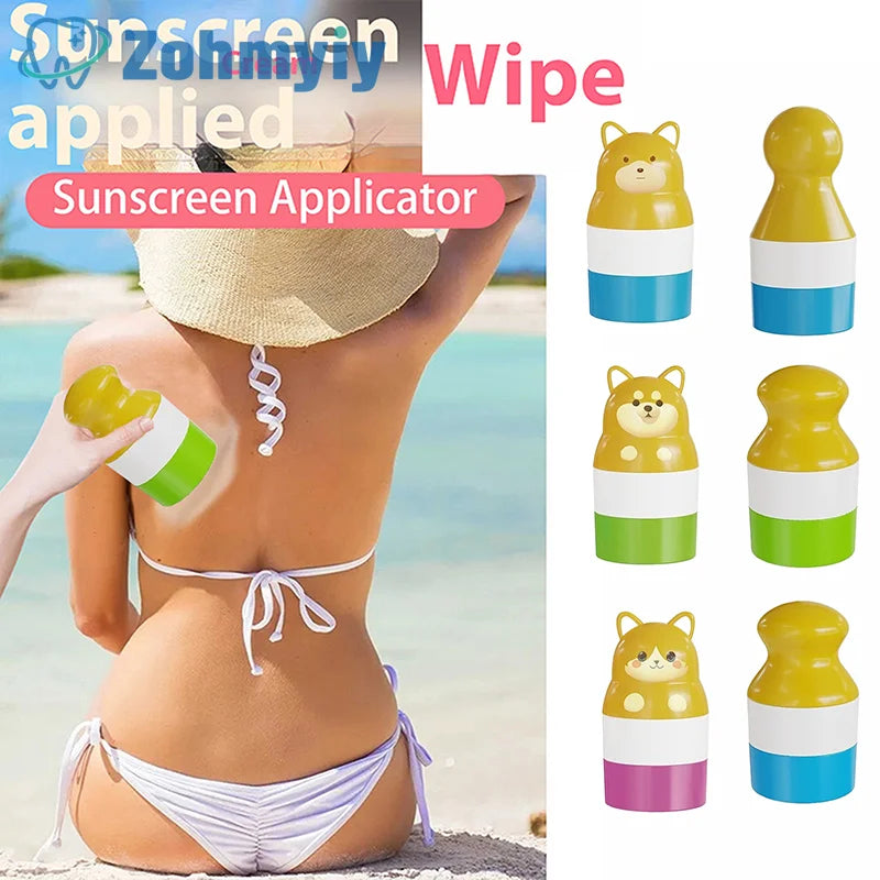 Applicateur de rouleau de protection solaire en forme d'animal d'ours