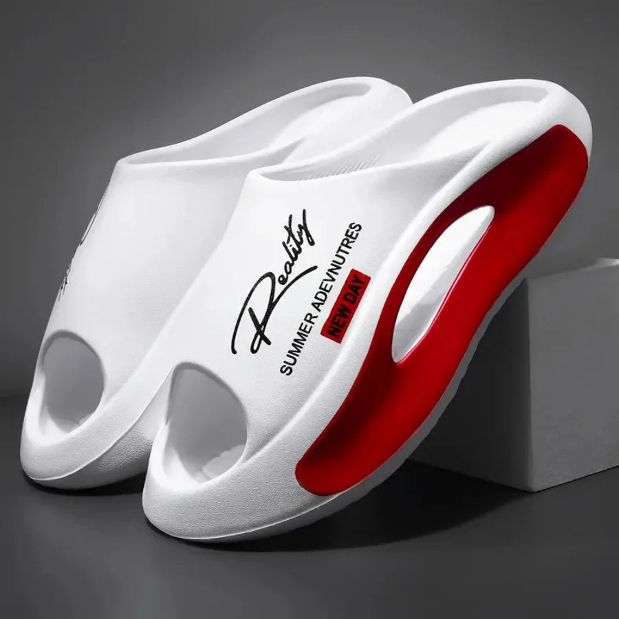 Pantoufles pour hommes et femmes, pantoufles de couple antidérapantes à la mode EVA 2 couleurs 36-45