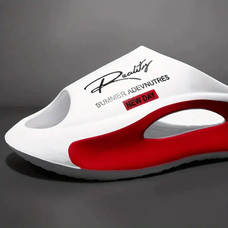 Pantoufles pour hommes et femmes, pantoufles de couple antidérapantes à la mode EVA 2 couleurs 36-45