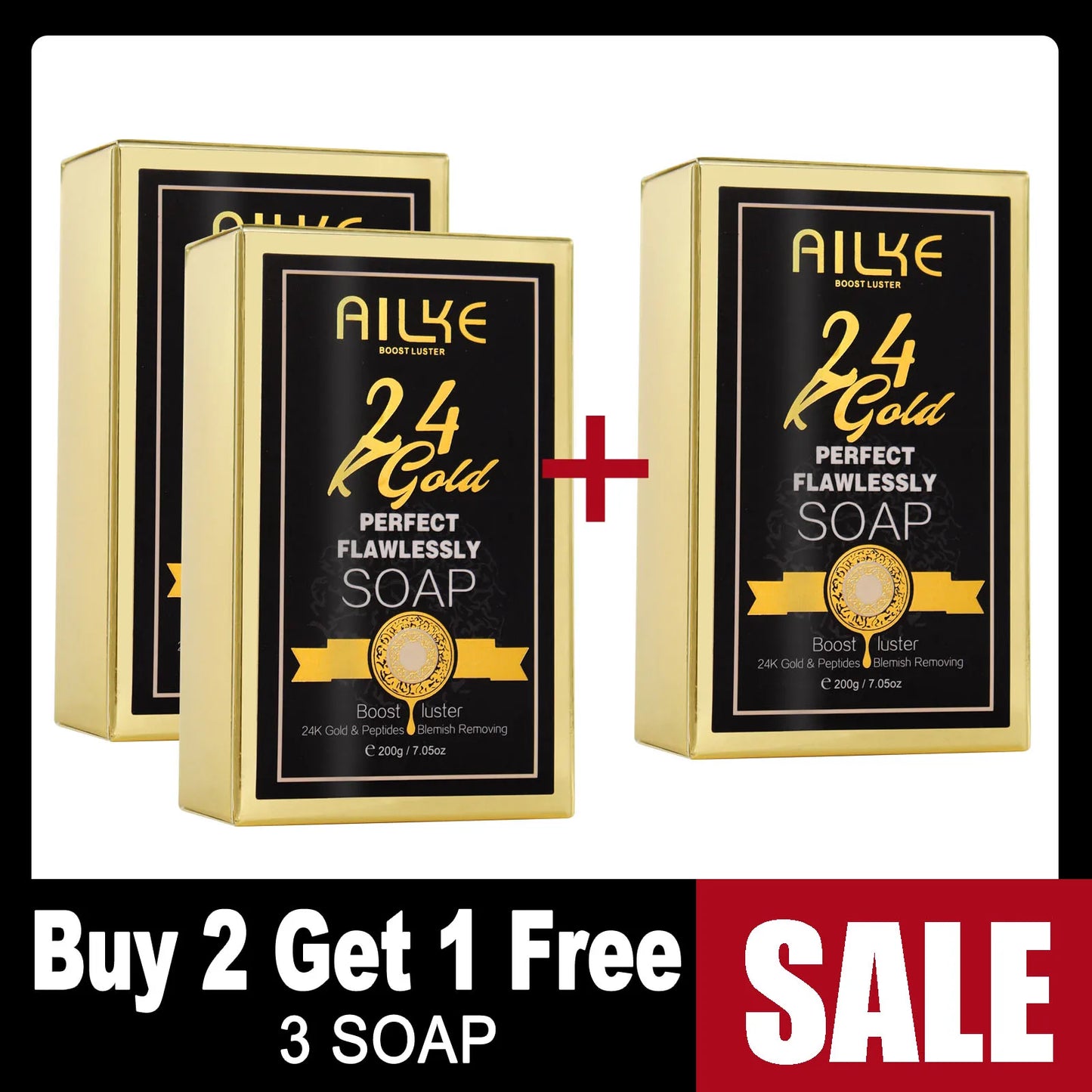 AILKE 24K ensemble hydratant de soins de la peau