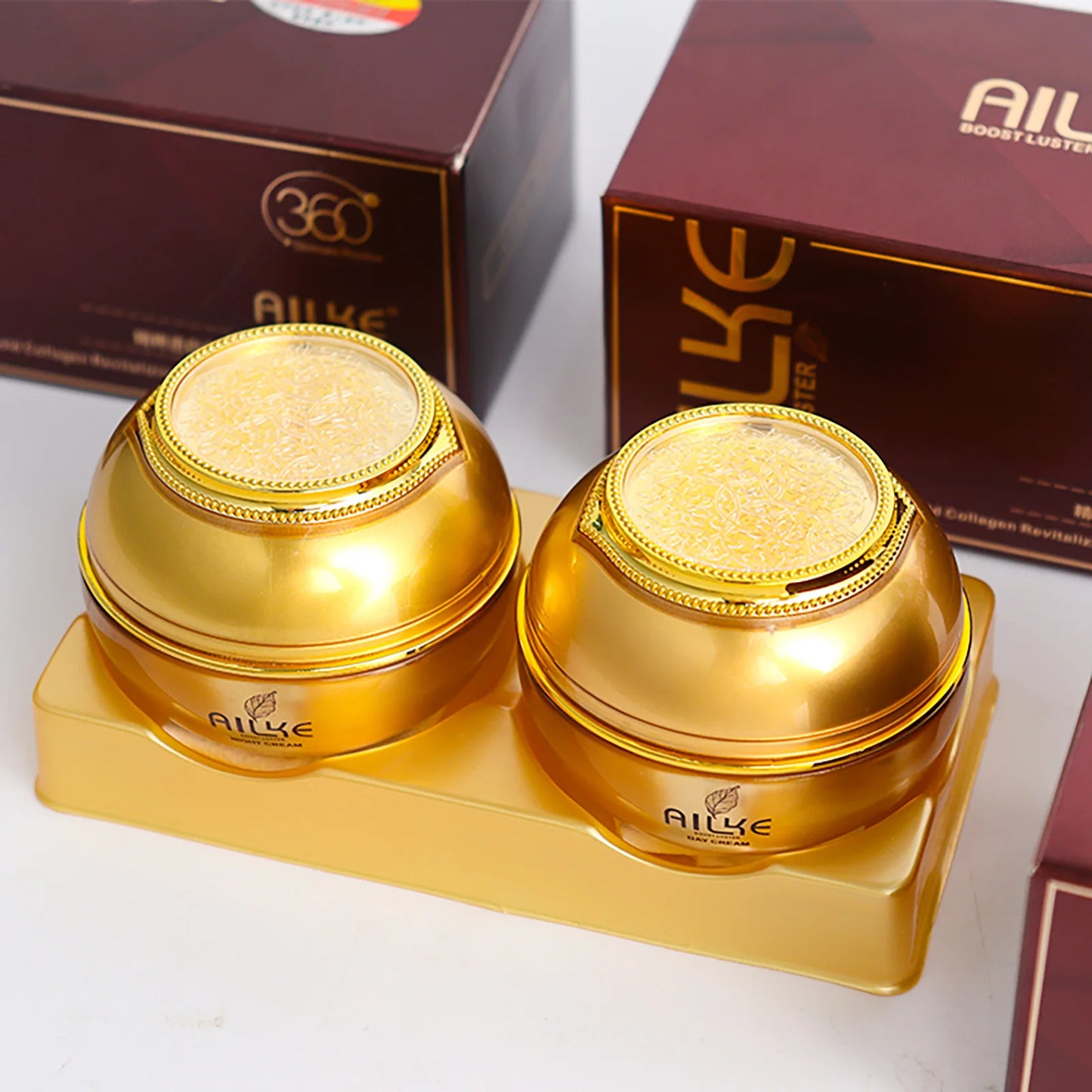 AILKE 24K au collagène, ensemble de beauté éclaircissant et hydratant pour tous Types de peau