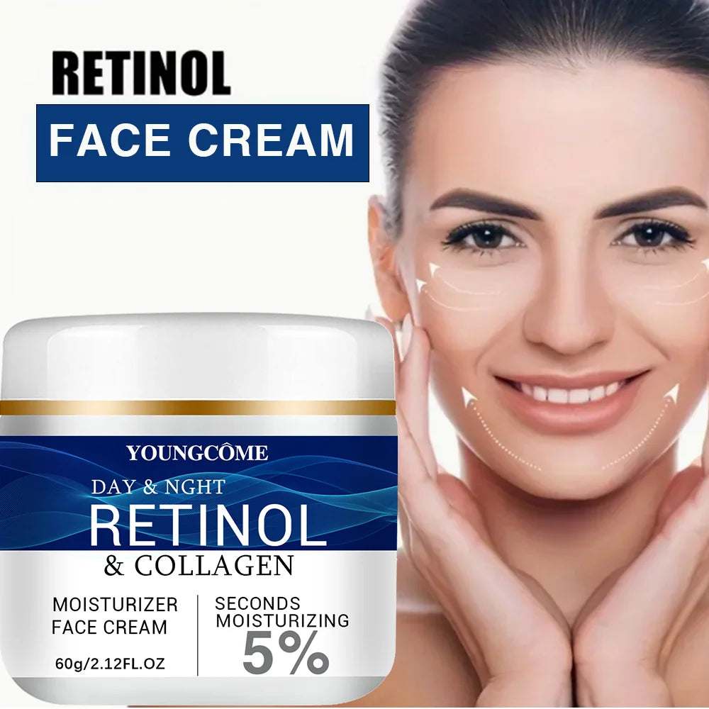 Crème pour visage au collagène Antivieillissement, raffermissant,  hydratant, éclaircissant pour la peau