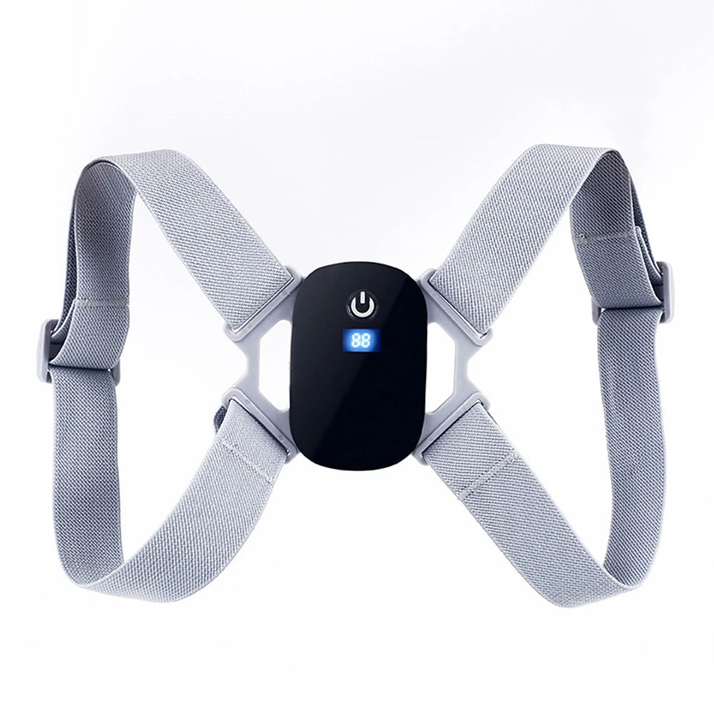 LED LCD Posture Corrector Rechargeable 8-Shaped Back Correction Belts Smart Sensor 400Mah Vibration Reminder for Children Adults