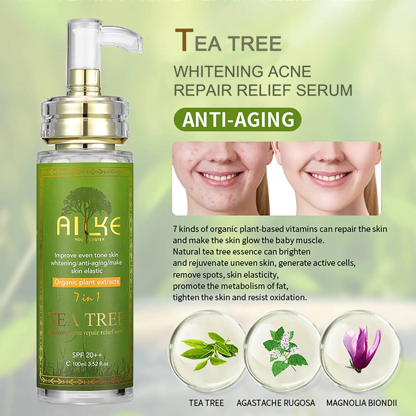 Face and Body Whitening Serum,Hydration Moisturizing, Dark Spots Remover, Skin Glowing,Wrinkle Treatment 100ML/3.52FL.OZ